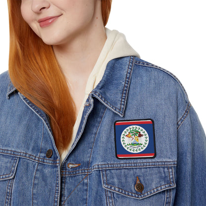 Flag Village Belize Flag Embroidery Iron-On Patches
