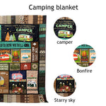 Flag Village Outdoor camping blanket