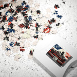 Flag Village United Stetes Racing Car Sporting Flag Puzzle (110, 252, 520, 1014-piece) USA0020