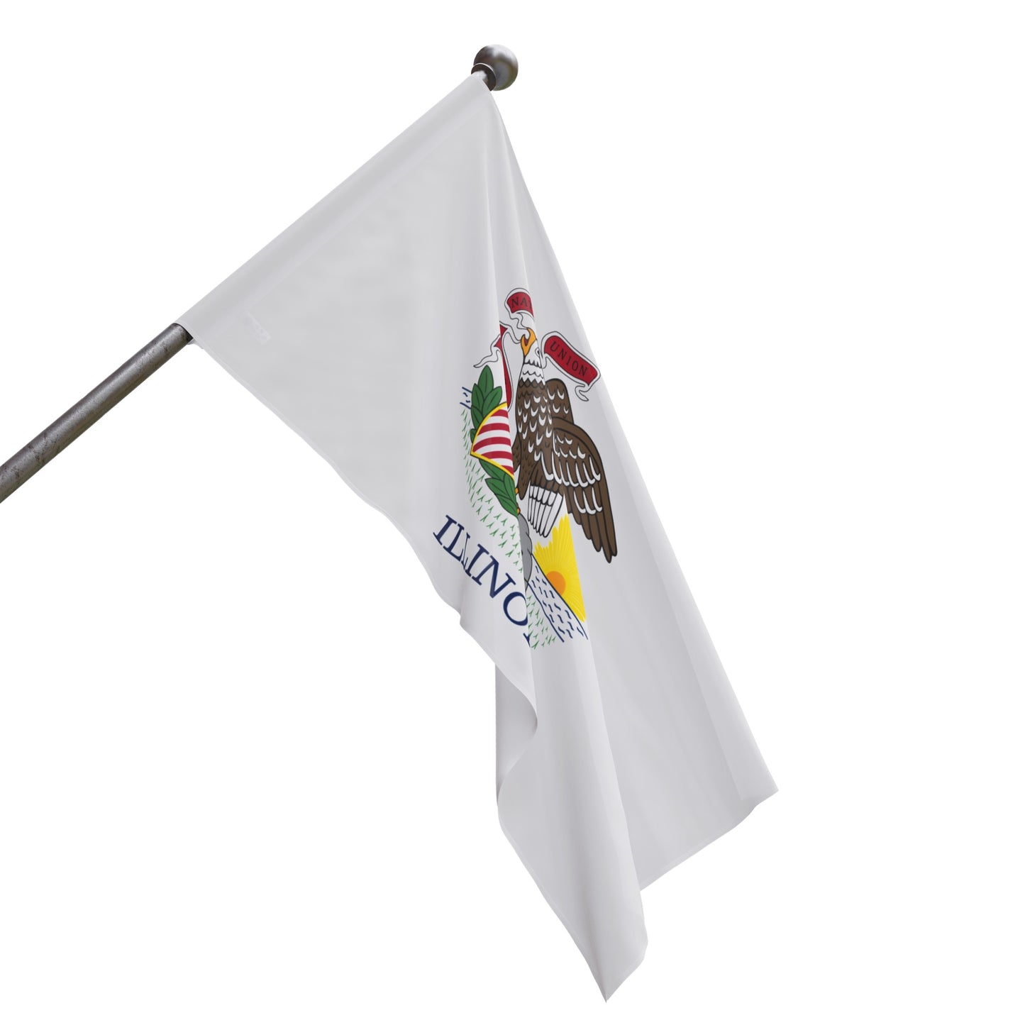 Flag Village USA Illinois State Flag 18" x 12" / 36" x 24" / 60" x 36"