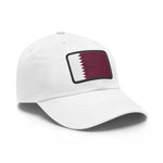 Flag Village Qatar Flag Hat Cap with Leather Patch