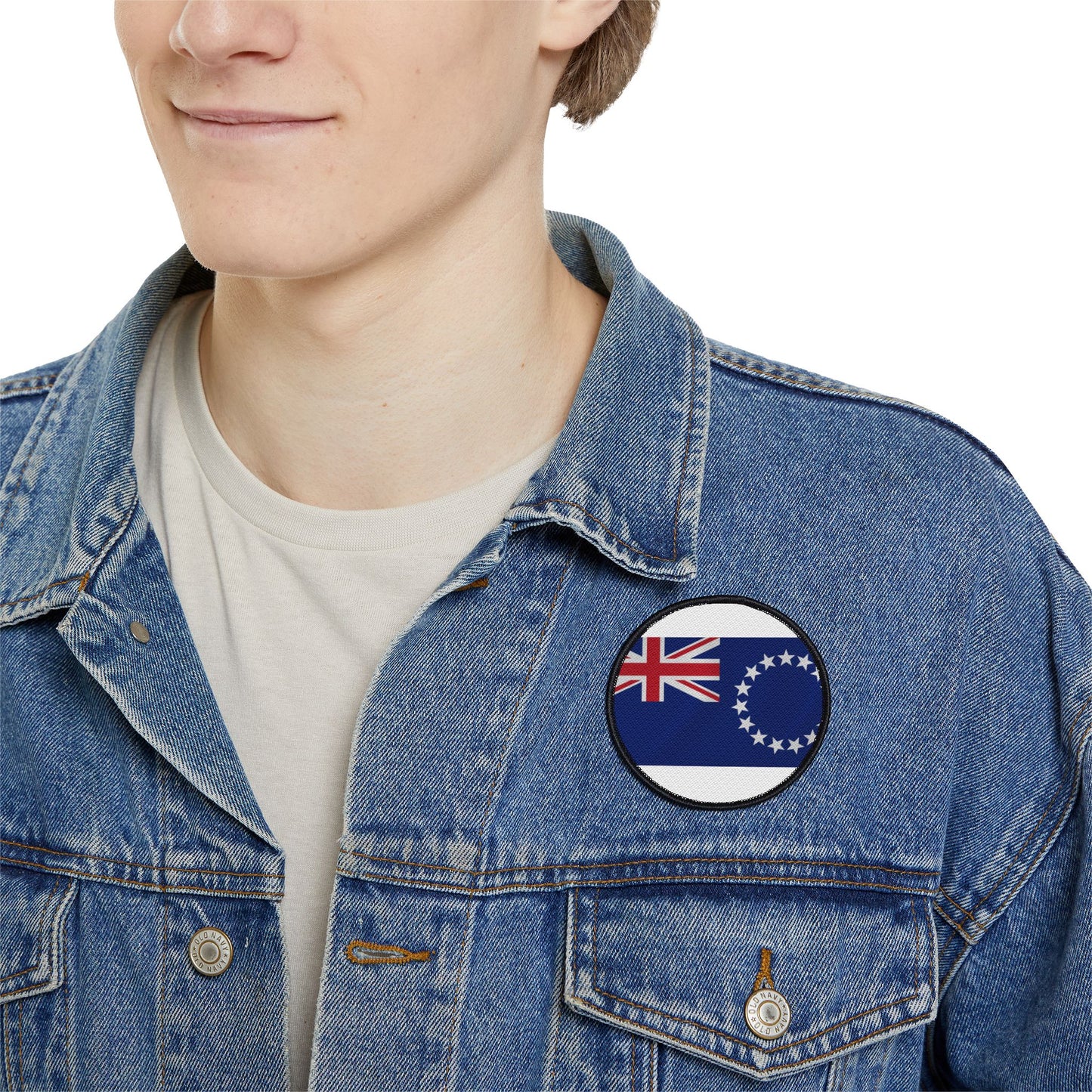 Flag Village Cook Islands Flag Embroidery Iron-On Patches