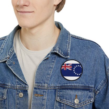 Flag Village Cook Islands Flag Embroidery Iron-On Patches