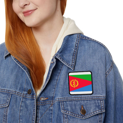Flag Village Eritrea Flag Embroidery Iron-On Patches