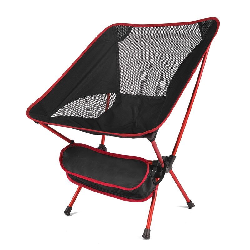 Flag Village Travel Ultralight Folding Chair Superhard High Load Outdoor Camping Chair Portable Beach Hiking Picnic Seat Fishing Tools Chair