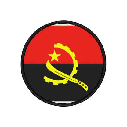 Flag Village Angola Flag Embroidery Iron-On Patches