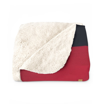 Flag Village Luxembourg Sporting Flag Sherpa Fleece Blanket LUX0008