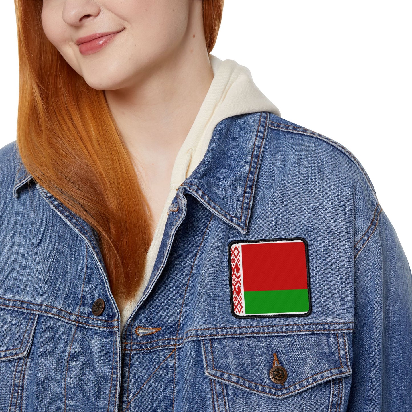 Flag Village Belarus Flag Embroidery Iron-On Patches