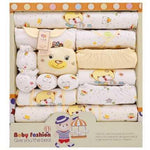 Flag Village Newborn Clothes 17-Piece Cotton Suit Gift Box