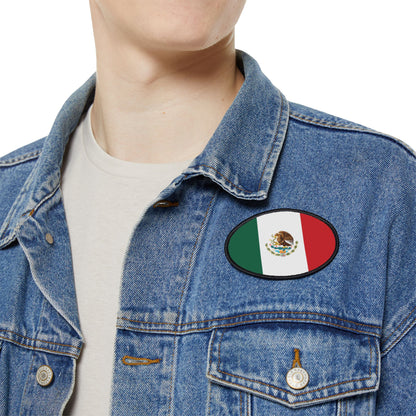 Flag Village Mexico Flag Embroidery Iron-On Patches