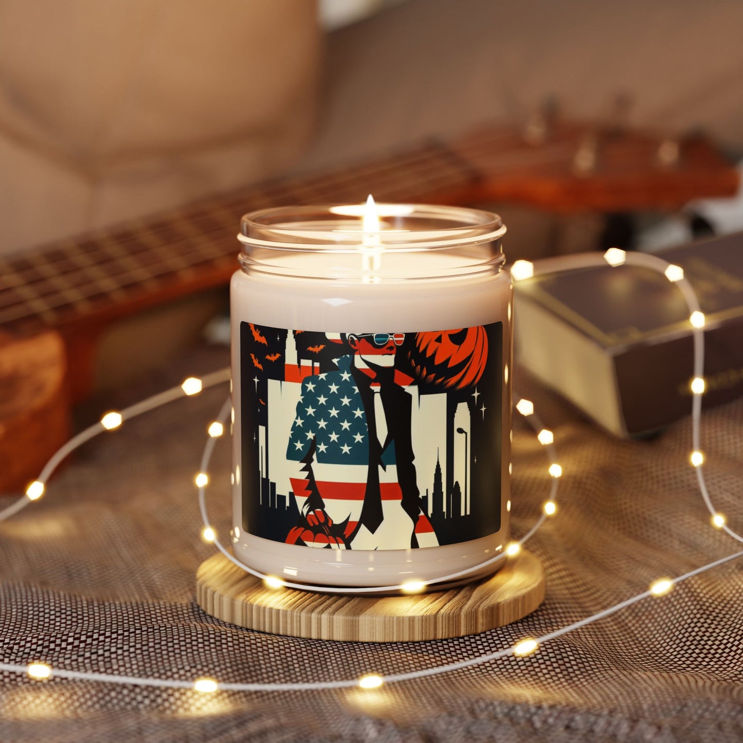 Flag Village Halloween Pretty Witch Scented Soy Candle, 9oz HW0050