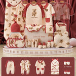 Flag Village Newborn Gift Box Newborn Baby Meeting Etiquette Clothes Suit