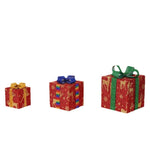 Flag Village Christmas Gift Box Three-piece Set Gift Decoration