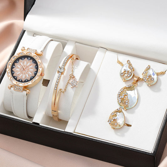 Flag Village Quartz Watch Five-piece Gift Box