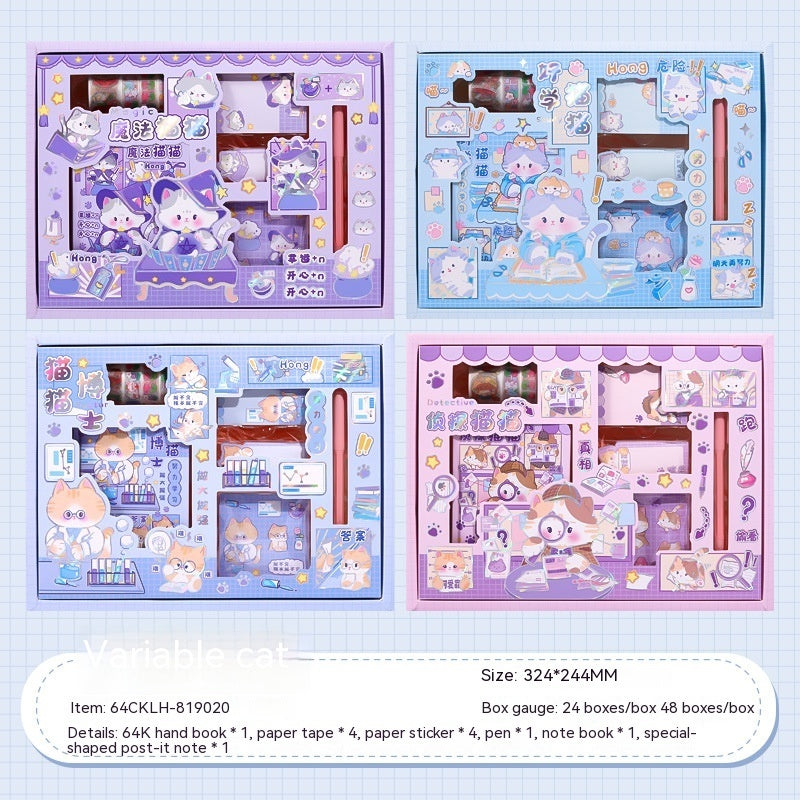 Flag Village 32K Journal Book Full Set Notebook Suit Gift Box