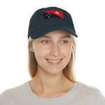 Flag Village Papua New Guinea Flag Hat Cap with Leather Patch
