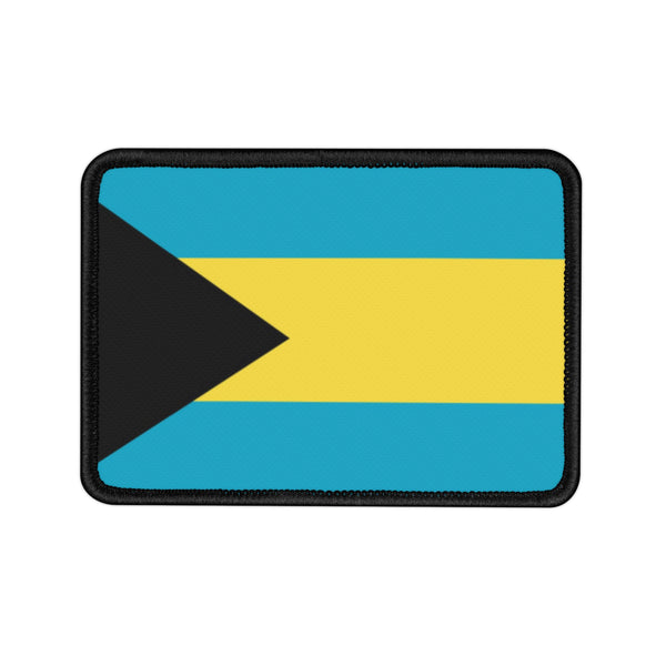 Flag Village Bahamas State Flag Embroidered Iron-On Patch