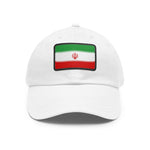 Flag Village Iran Flag Hat Cap with Leather Patch