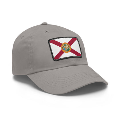 Flag Village USA Florida State Flag Hat Cap with Leather Patch