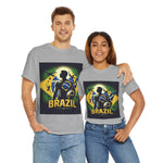 Flag Village Brazil Sporting Flag T-SHIRT Heavy Cotton Tee BRA0012