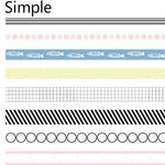 Flag Village Gift box tape set Luyu series DIY daily material stickers