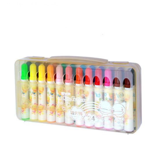 Flag Village Painting Crayons Gift Box Children's Thick Head Set