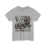 Flag Village USA Vintage Car Flag T-SHIRT Heavy Cotton Tee USA0005