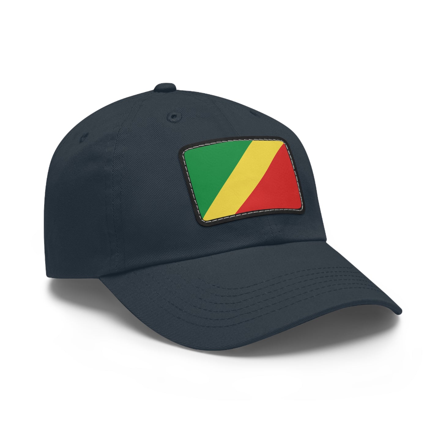 Flag Village Congo Flag Hat Cap with Leather Patch