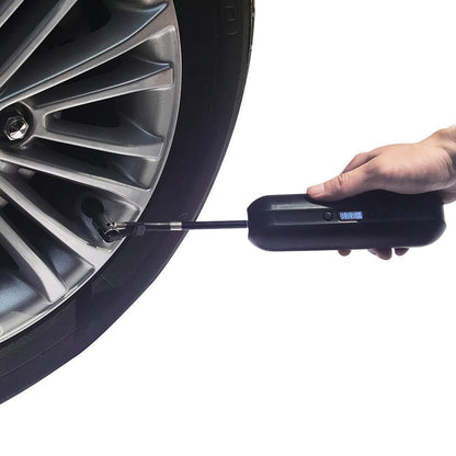 Flag Village Auto Tools Bike Electric Inflator Bicycle Cycle Air Pressure Rechargeable Cordless Tire Road Bike Car Air Inflator 150PSI