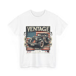 Flag Village USA Vintage Car Flag T-SHIRT Heavy Cotton Tee USA0016