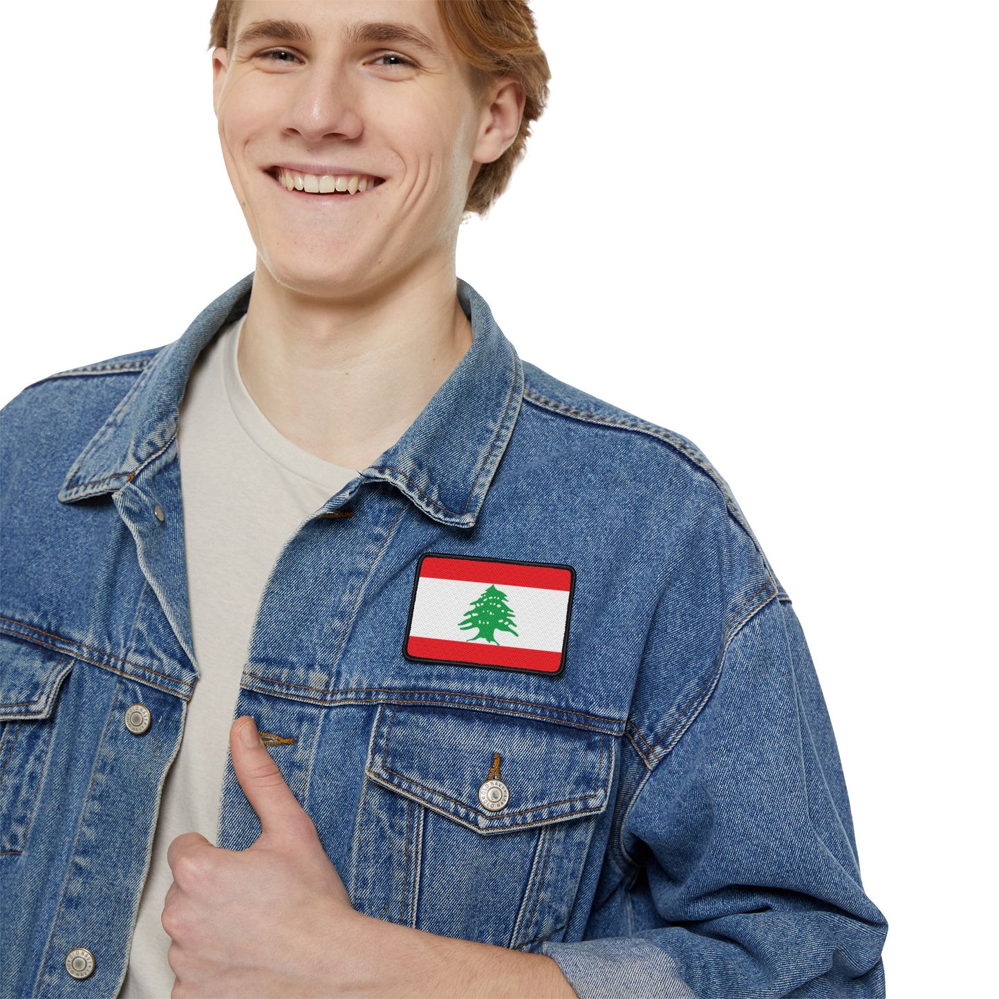 Flag Village Lebanon Flag Embroidery Iron-On Patches