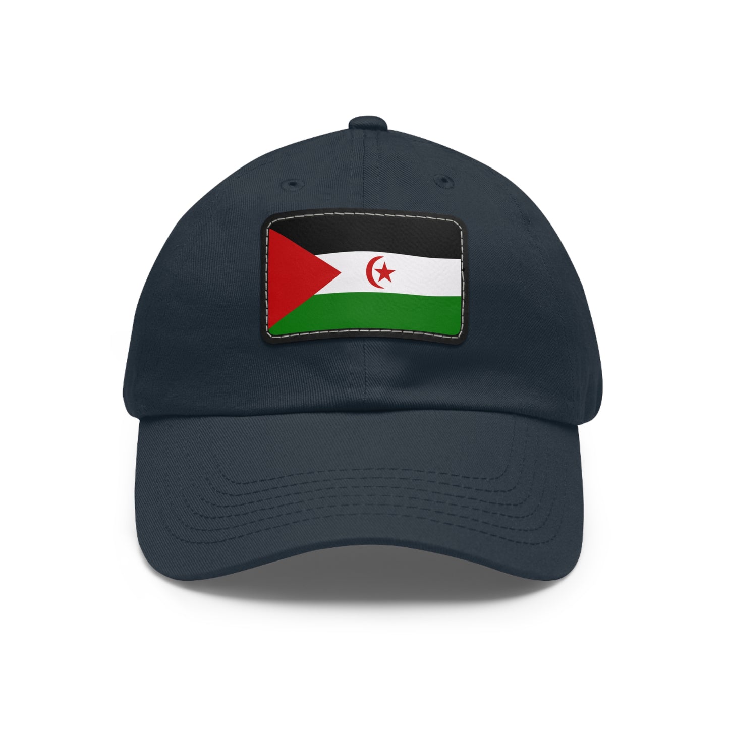 Flag Village Western Sahara Flag Hat Cap with Leather Patch