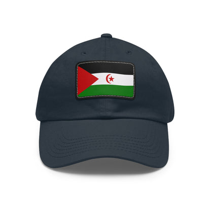 Flag Village Western Sahara Flag Hat Cap with Leather Patch