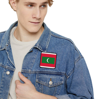 Flag Village Maldives Flag Embroidery Iron-On Patches