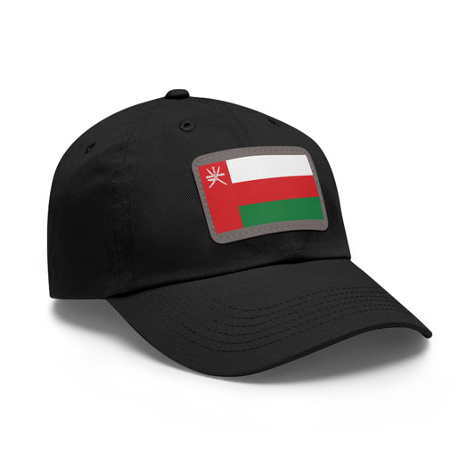 Flag Village Oman Flag Hat Cap with Leather Patch