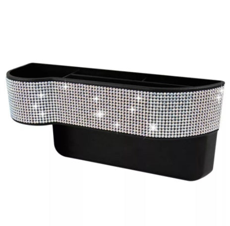 Flag Village Auto Tools Car Accessories Diamond-studded Seat Storage Box