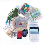 Flag Village Short Sleeve Triangle Baby Clothes Gift Box