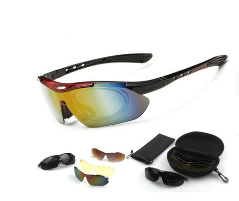 Flag Village Cycling glasses polarized windproof outdoor glasses
