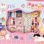 Flag Village Hundred Rolls Of Tape Gift Box Set Cute And Paper Hand Account