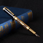 Flag Village Rotten Pen Head Hollow Business High-end Gift Box Set Pen