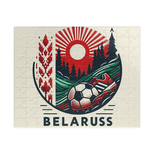 Flag Village Belarus Sporting Flag Jigsaw Puzzle