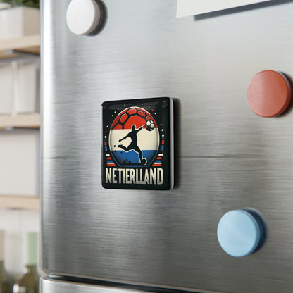 Flag Village Netherlands Flag Sporting Porcelain Magnet, Square NLD0004