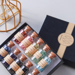 Flag Village Natural Gravel Drift Bottle Original Stone Gift Box Set DIY Wishing Bottle Crystal Specimen Souvenir