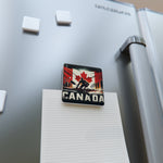 Flag Village Canada National Flag Magnet 2" x 2"