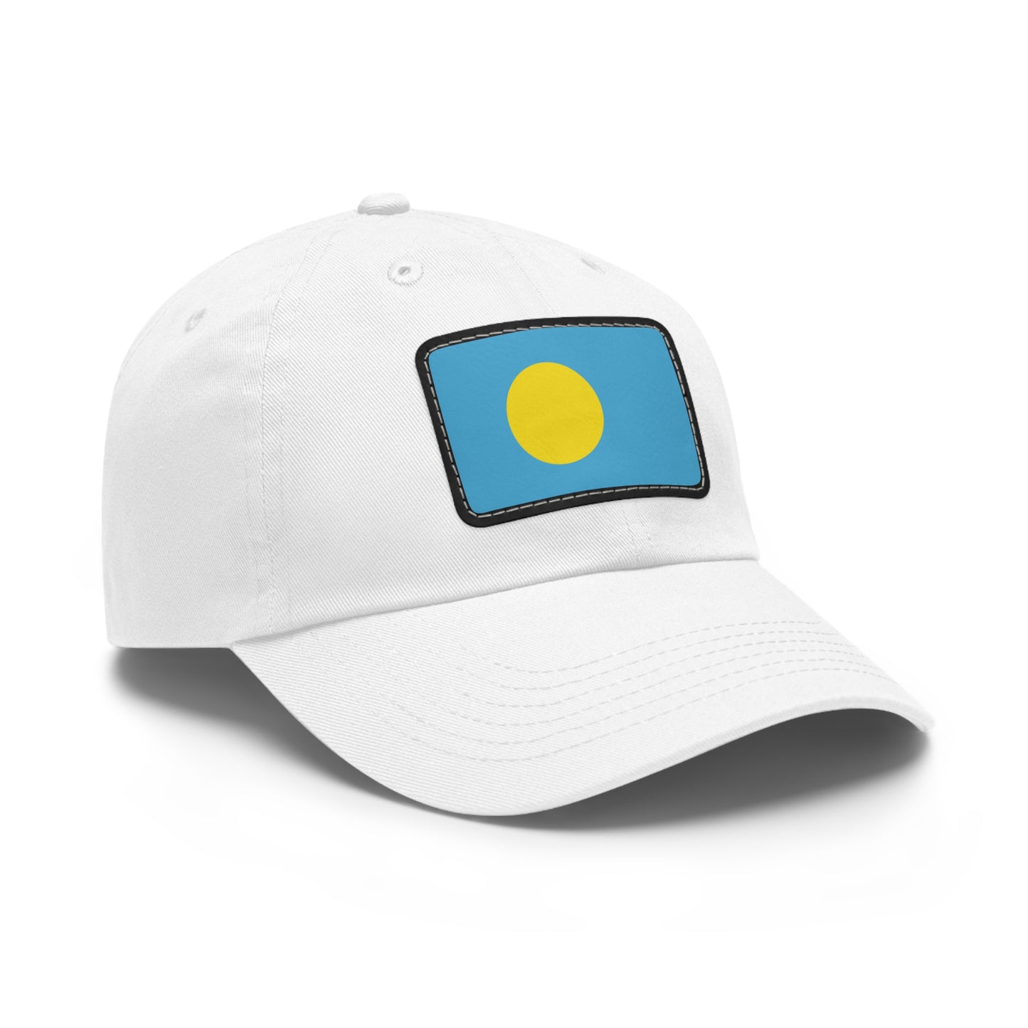 Flag Village Palau Flag Hat Cap with Leather Patch