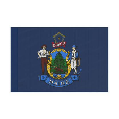 Flag Village USA Maine State Flag 18" x 12" / 36" x 24" / 60" x 36"