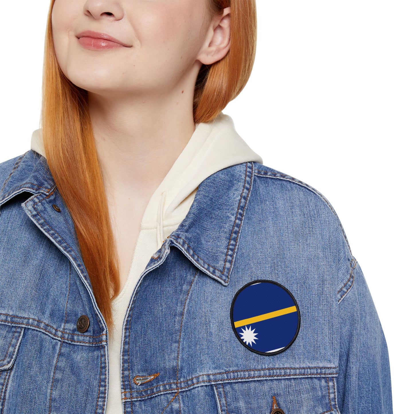 Flag Village Nauru Flag Embroidery Iron-On Patches