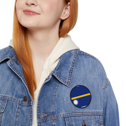 Flag Village Nauru Flag Embroidery Iron-On Patches
