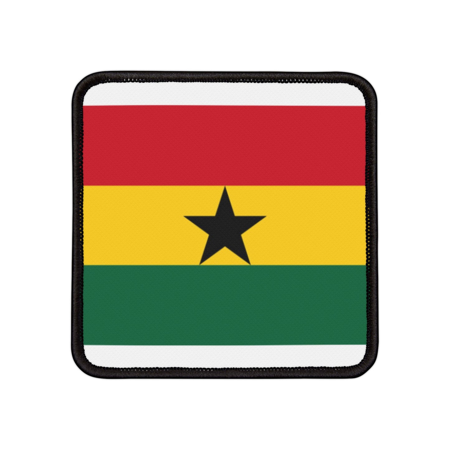 Flag Village Ghana Flag Embroidery Iron-On Patches