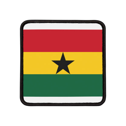 Flag Village Ghana Flag Embroidery Iron-On Patches